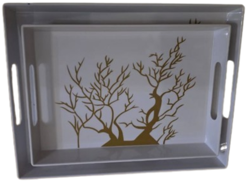 PHOENIX Tray Marble Texture | صينية بتصميم ماربل