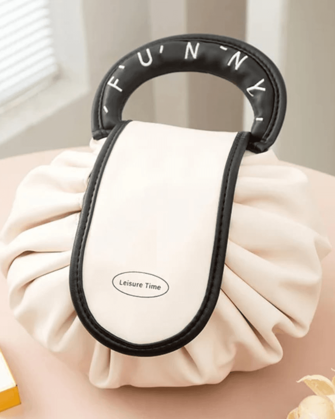 Drawstring Cosmetic Bag | حقيبة مكياج برباط