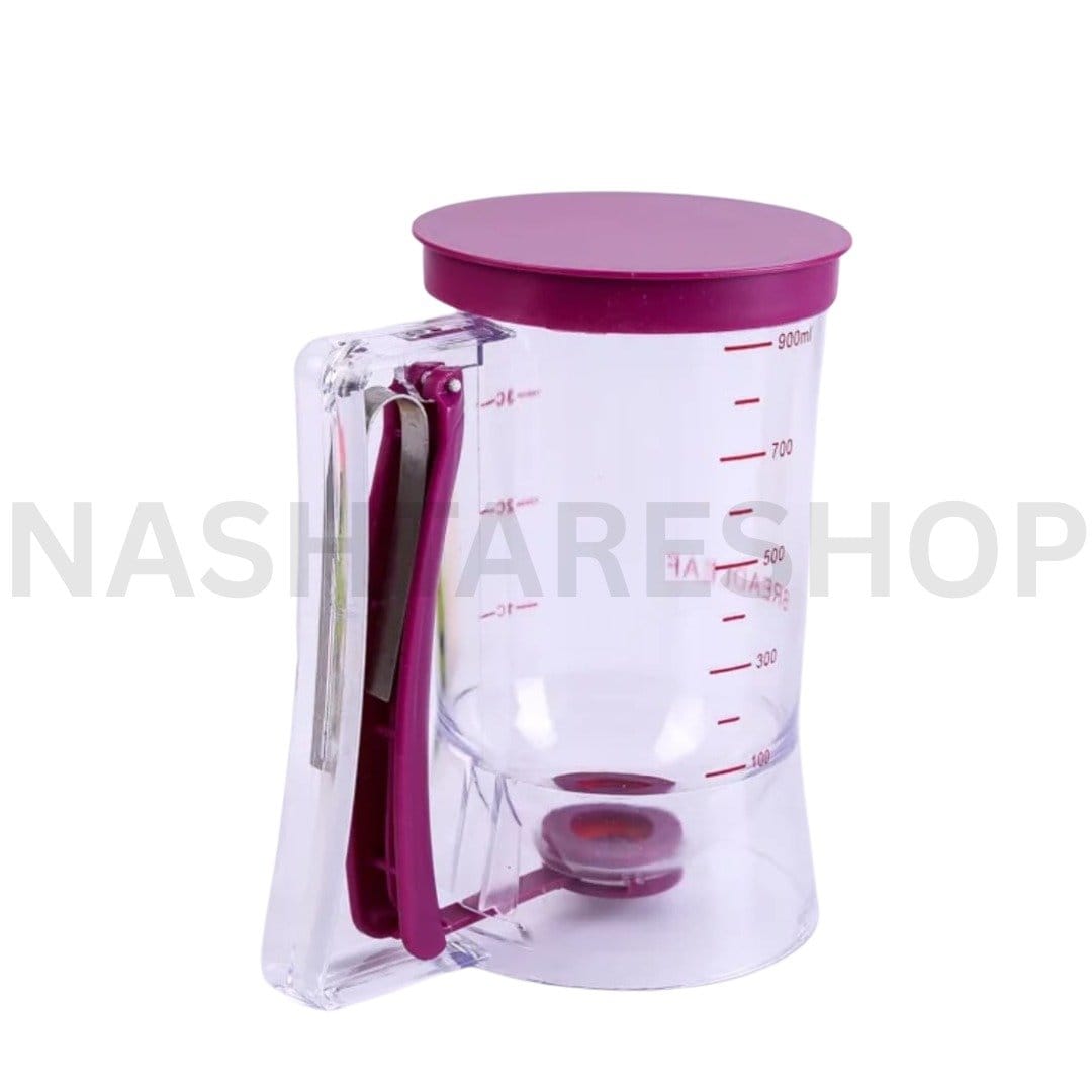 Pancake Batter Dispenser with Squeeze Handle | موزع خليط الفطائر والمعجنات