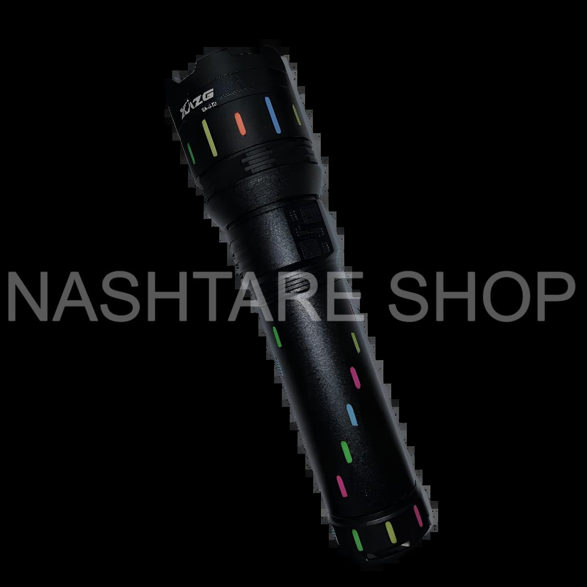 Long-Range Rechargeable LED Flashlight | كشاف طويل المدى قابل لإعادة الشحن