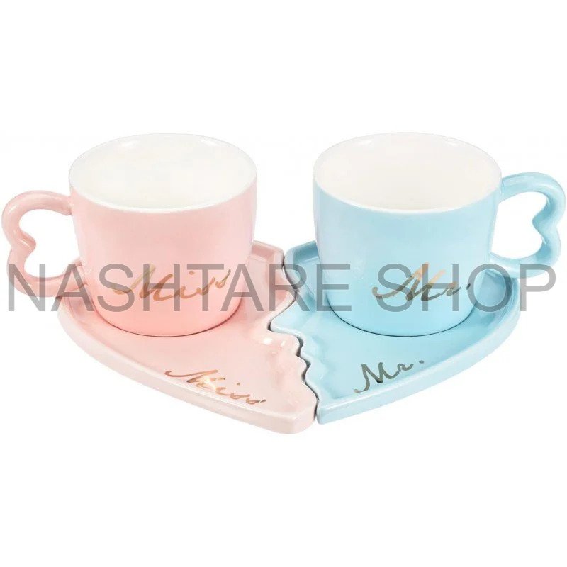 Marble Couple Ceramic Mug | زوجين من الأكواب السيراميك مصنوع من الرخام