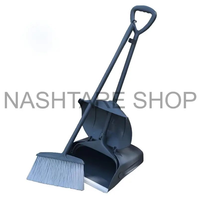 Broom and Self-Closing Dustpan | مكنسة ومجرفة بغطاء