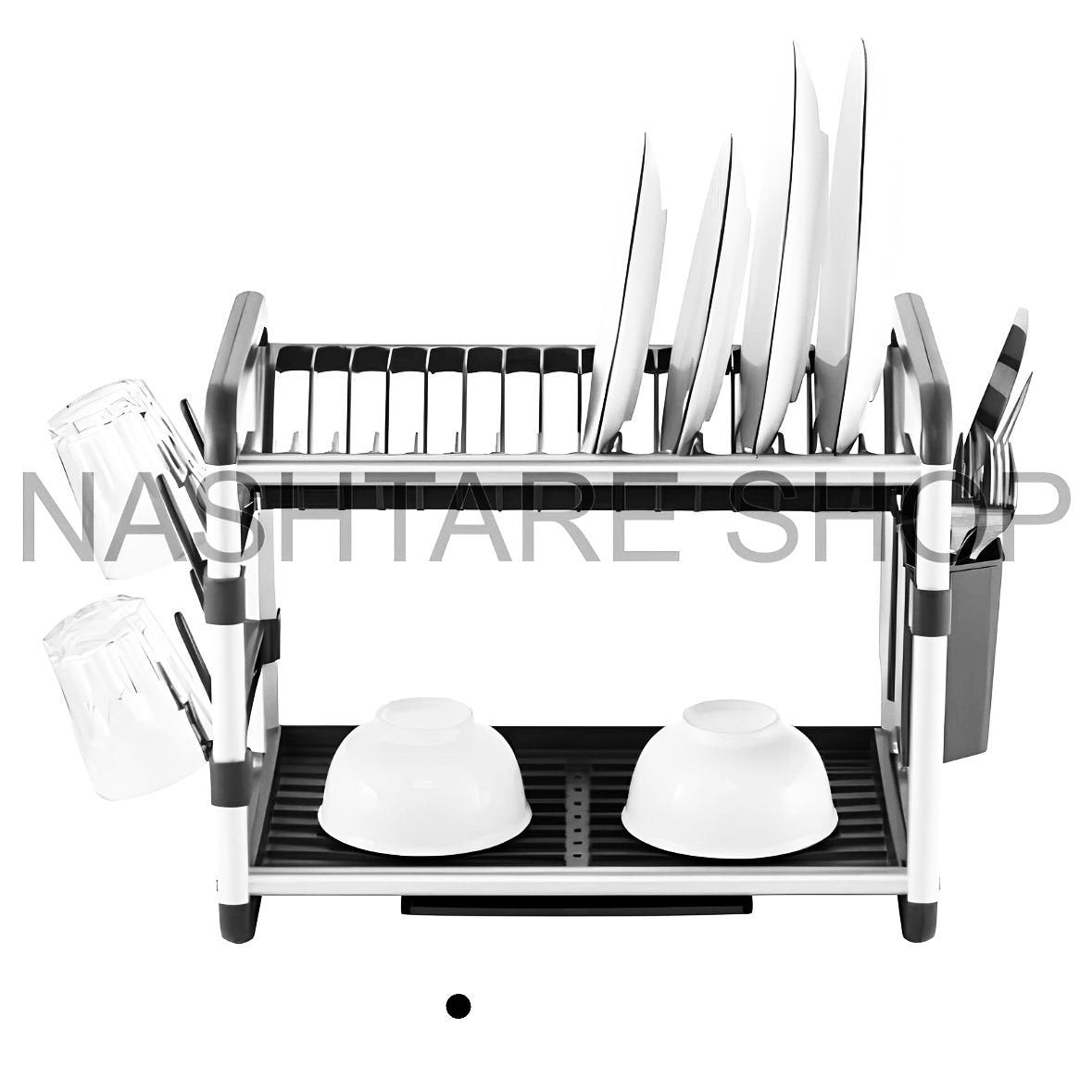 Aluminum Dish Rack GEBE | رف صحون الومنيوم