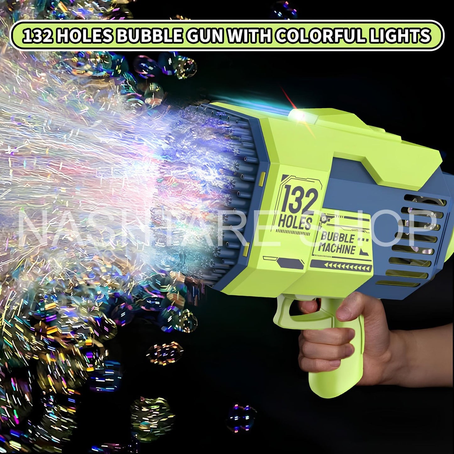 132 Holes Bubble Gun | فرد فقاعات