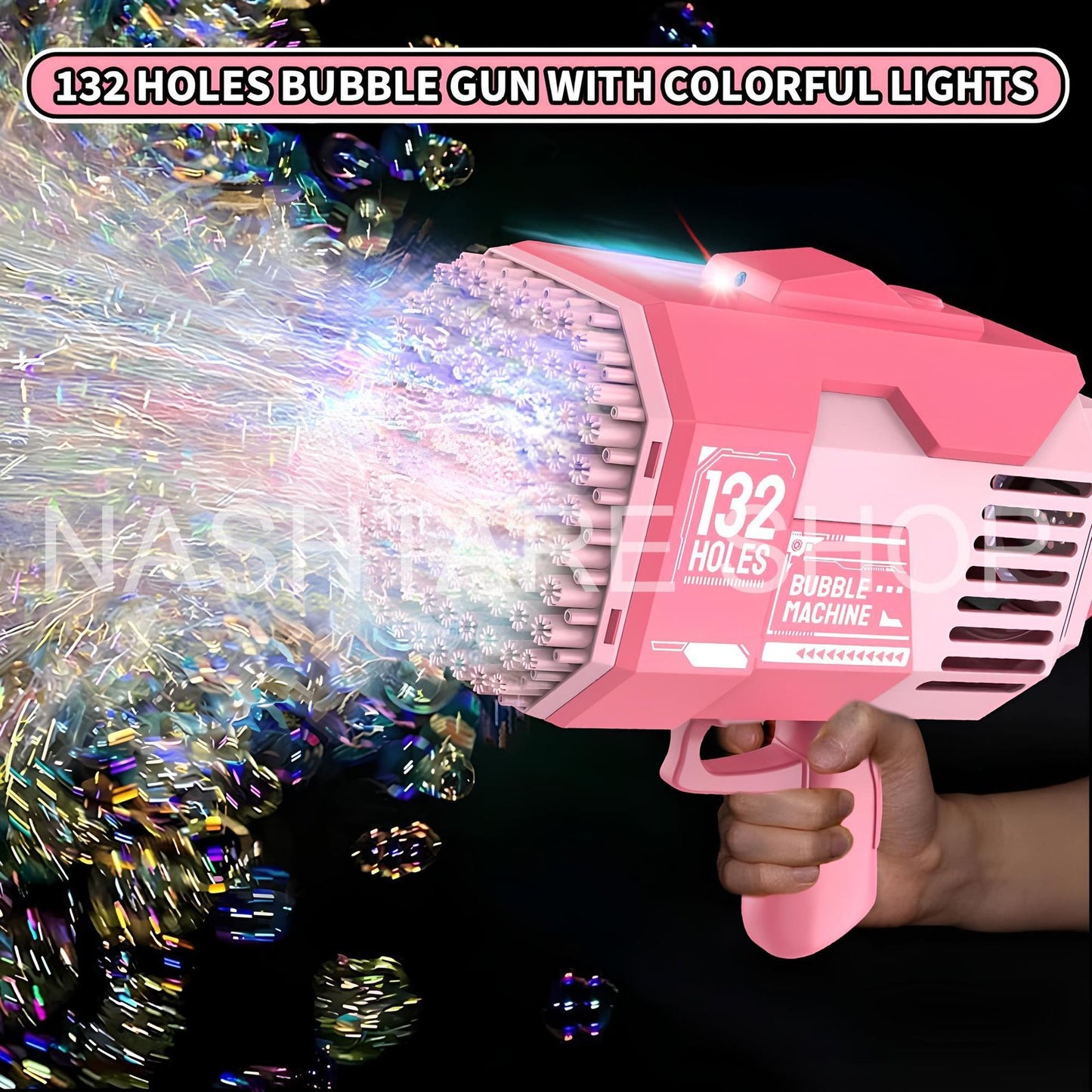 132 Holes Bubble Gun | فرد فقاعات