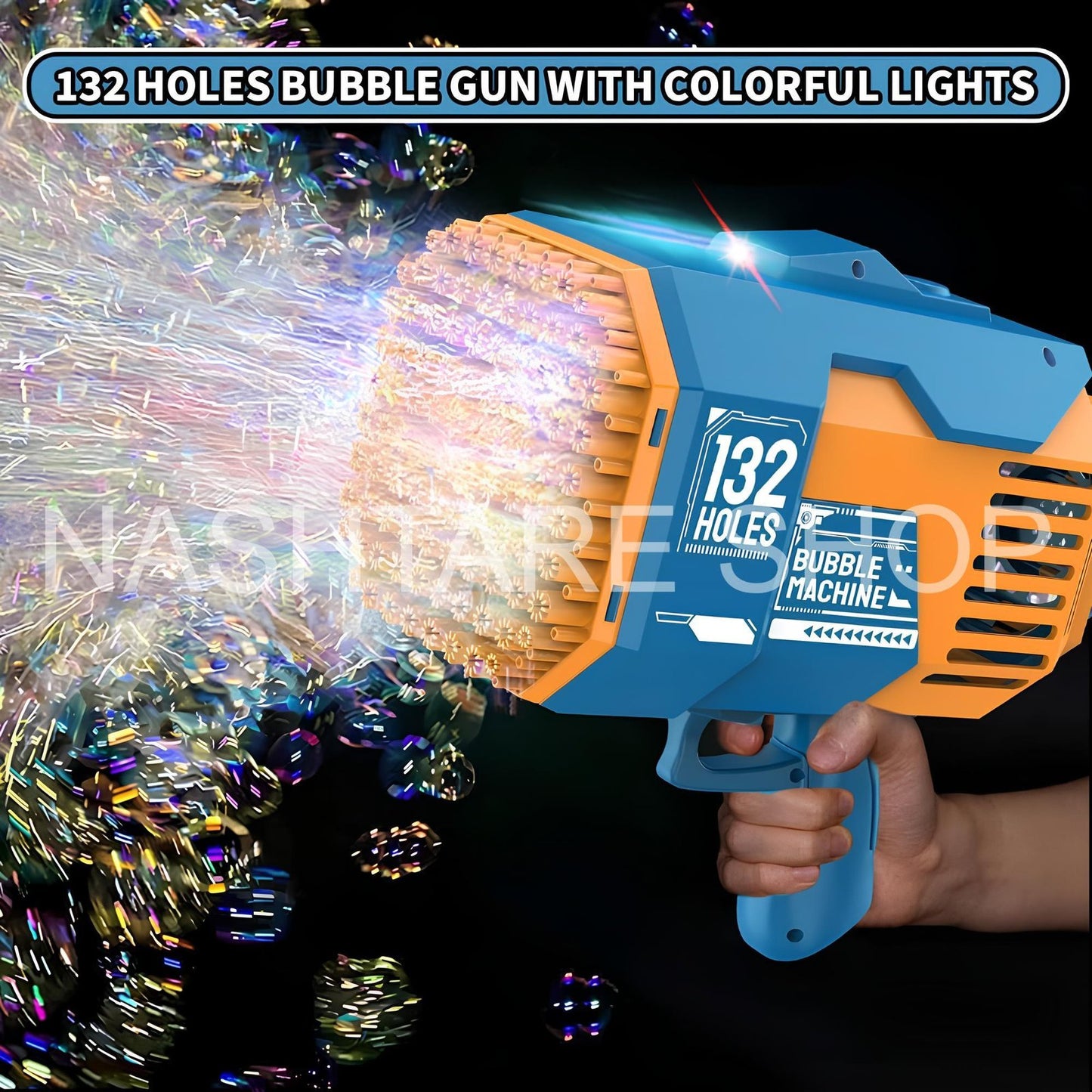 132 Holes Bubble Gun | فرد فقاعات