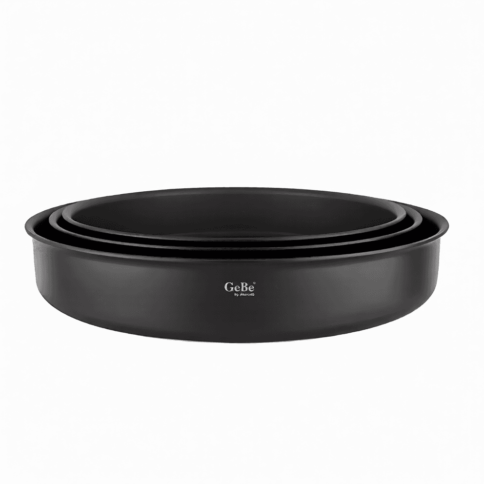 GeBe 3PCS Induction Round Pans Set | طقم صواني 3 قطع