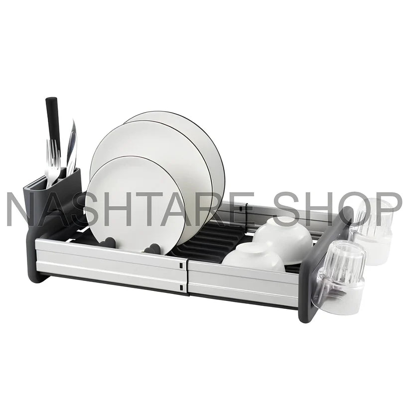 GEBE Aluminum Dish Rack 1 Tier | رف تجفيف الصحون من الألمنيوم بطبقة واحدة