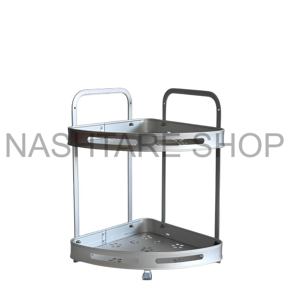 Gebe Aluminium Corner Rack | رف الزاوية ألمنيوم