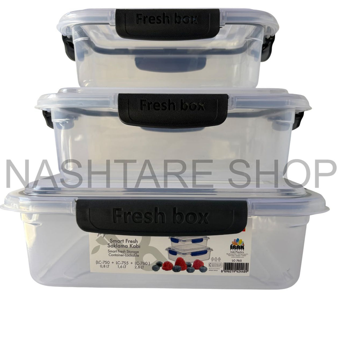 Storage Container (3pcs) | علب تخزين طعام ذكية