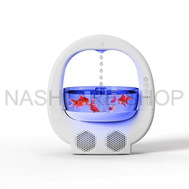 Fish Bowl Bluetooth Speaker & Humidifier | مكبر صوت بتقنية البلوتوث مع مرطب هواء