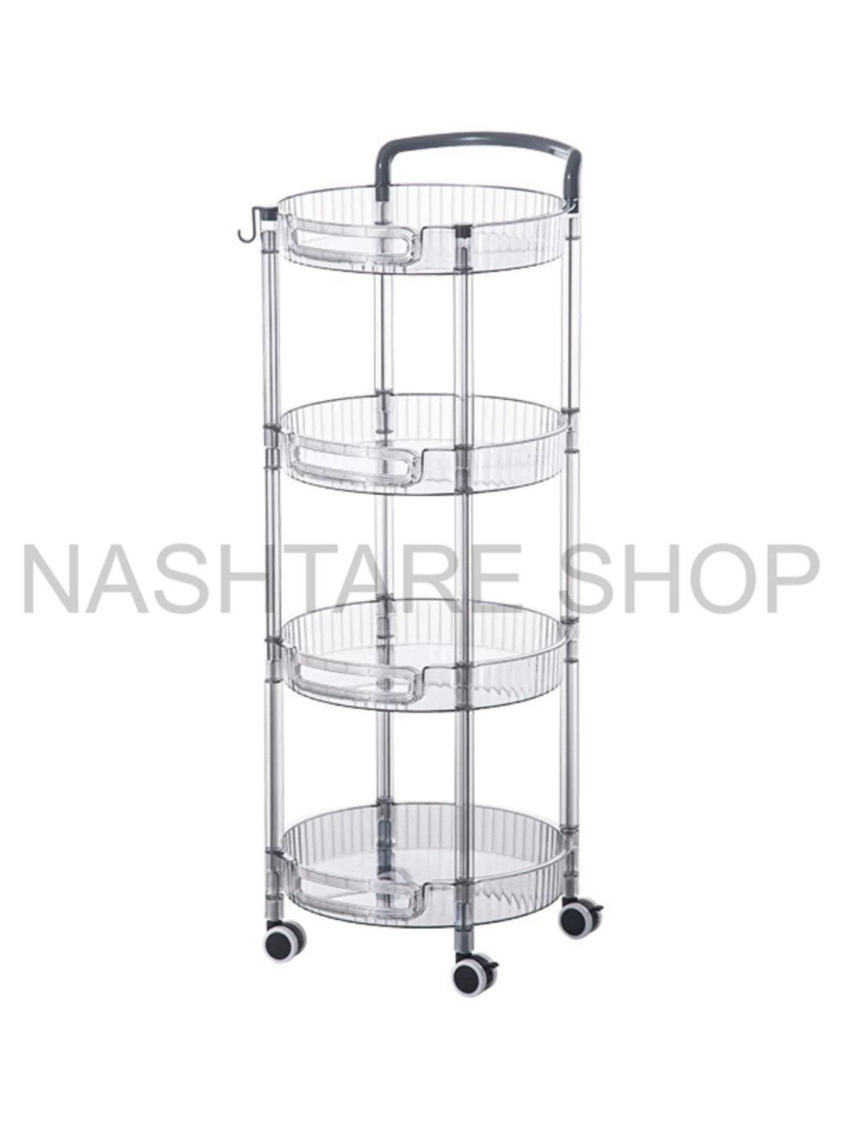Round Multi-Layer Plastic Shelf | رف بلاستيكي دائري متعدد الطبقات