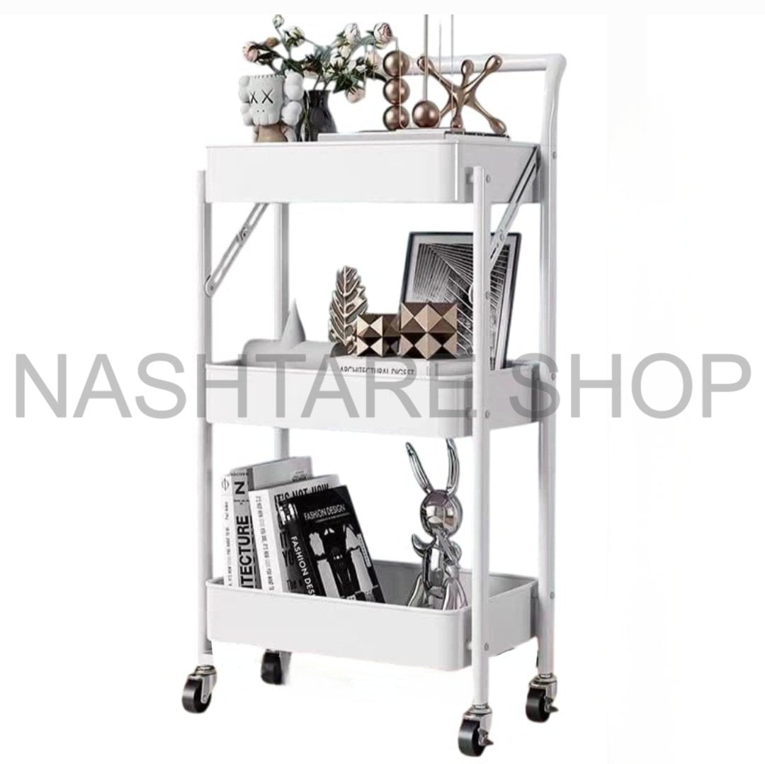 Multi-Layer Storage Trolley Rack | رف متحرك متعدد الطبقات