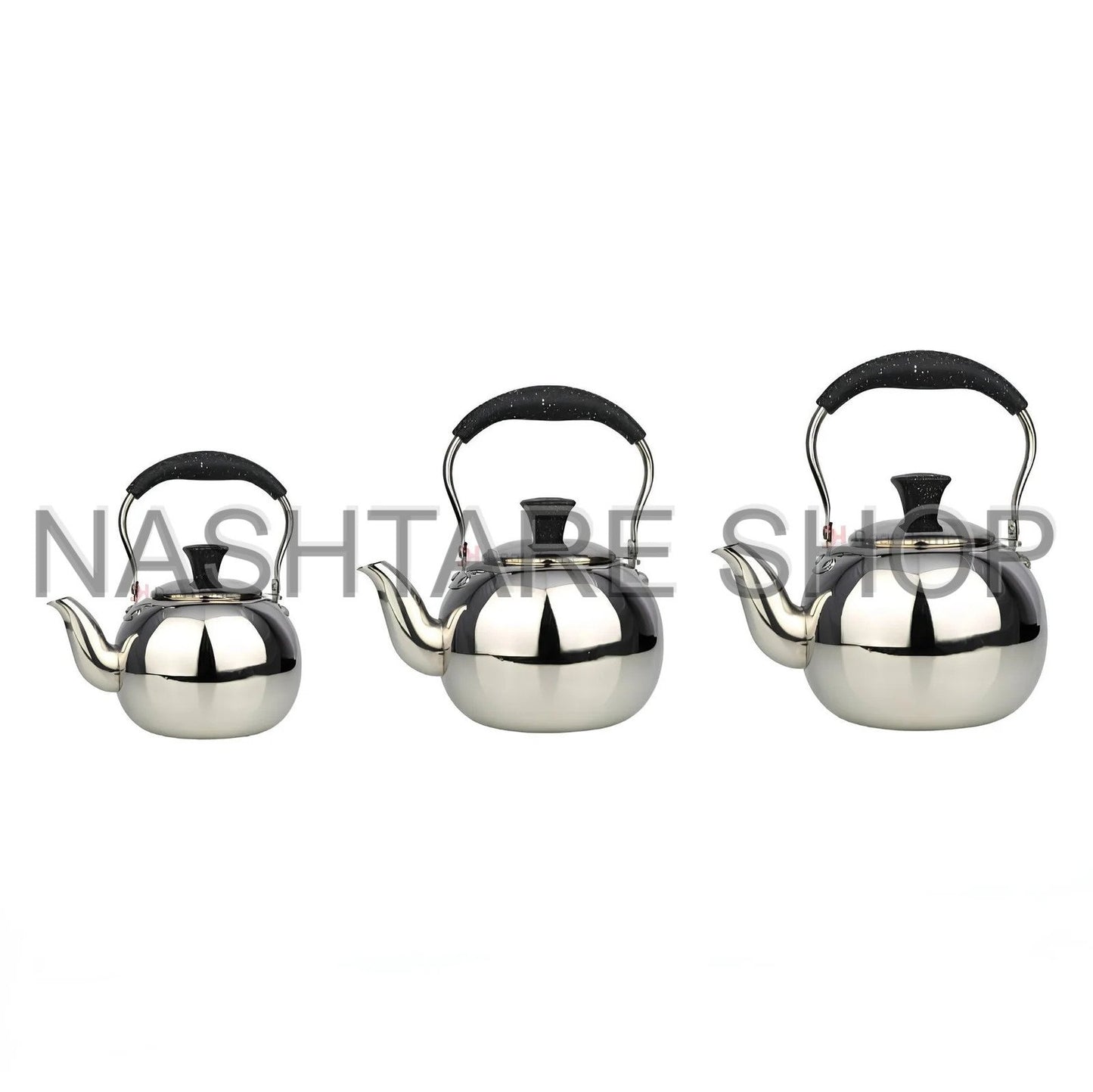 GEBE 3Pcs Teapot Set | مجموعة أباريق الشاي