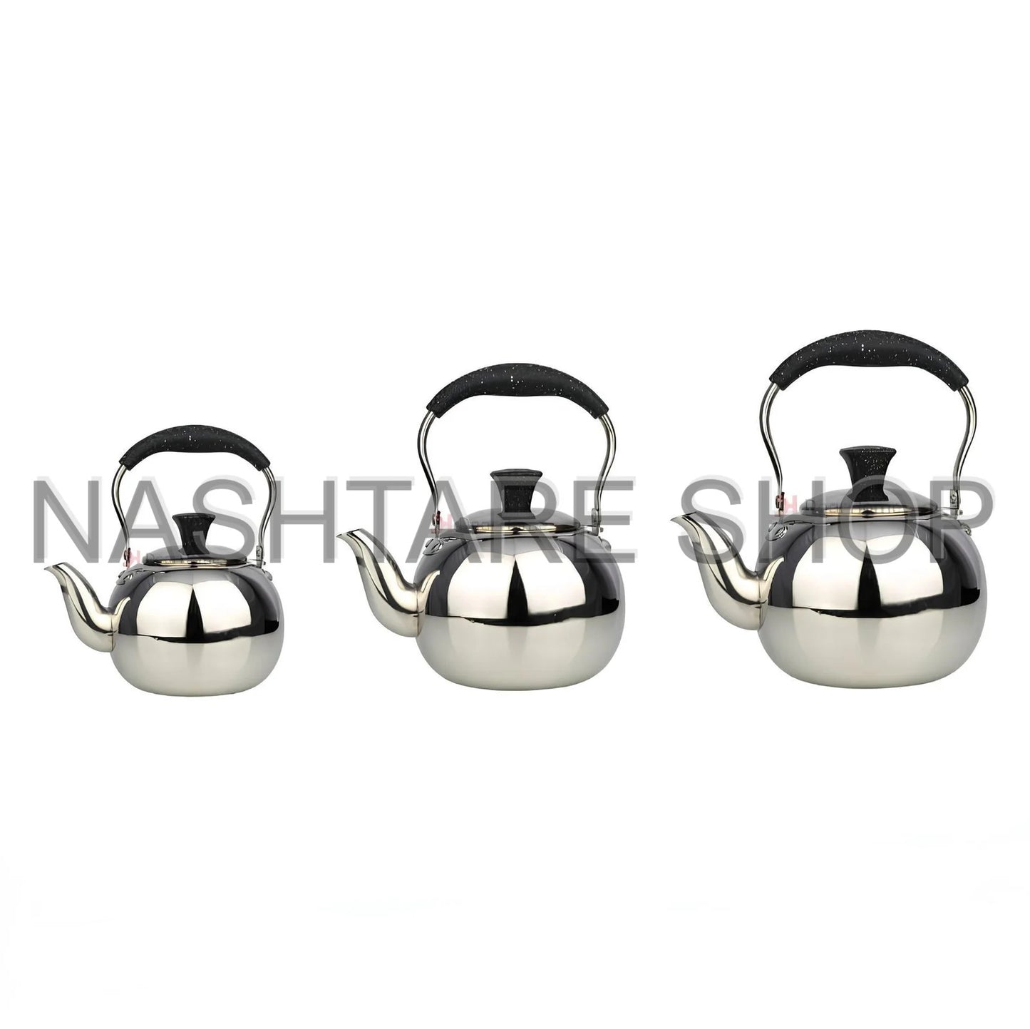GEBE 3Pcs Teapot Set | مجموعة أباريق الشاي