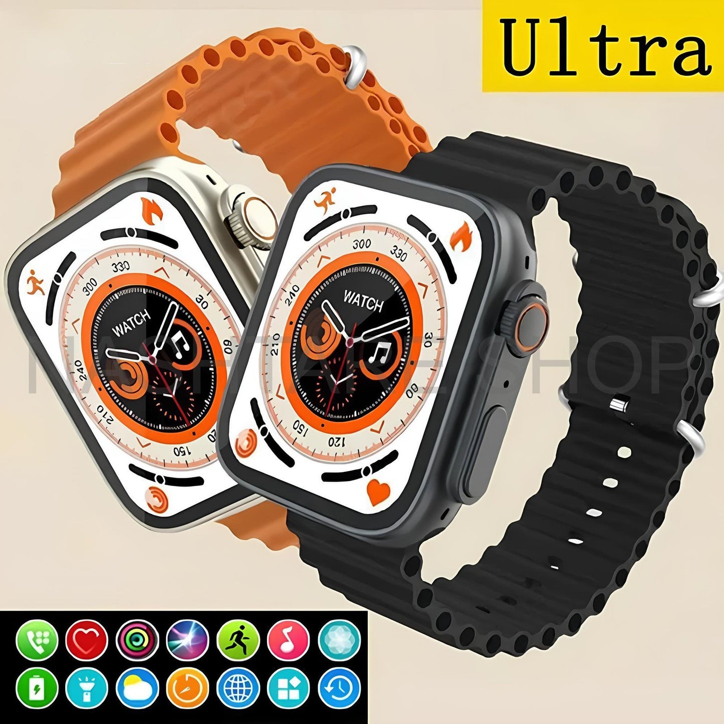 Ultra Watch 8 W/ AirPods | ساعة ذكية ألترا 8 مع سماعات