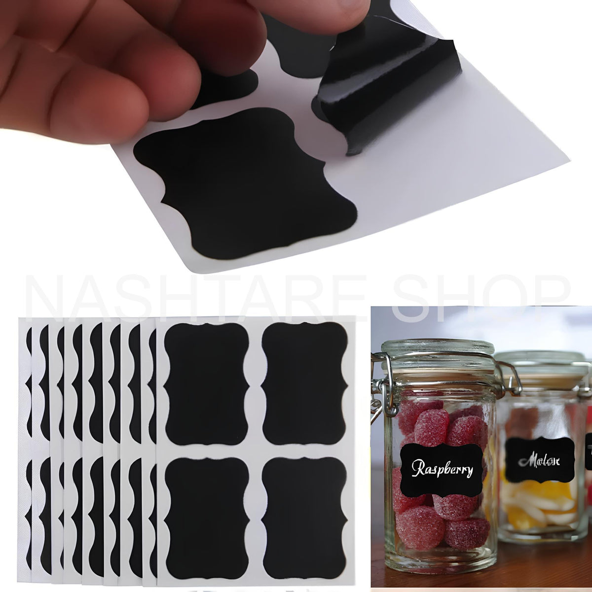 Chalk Stickers w/ Pen | ملصقات للعلب مع قلم