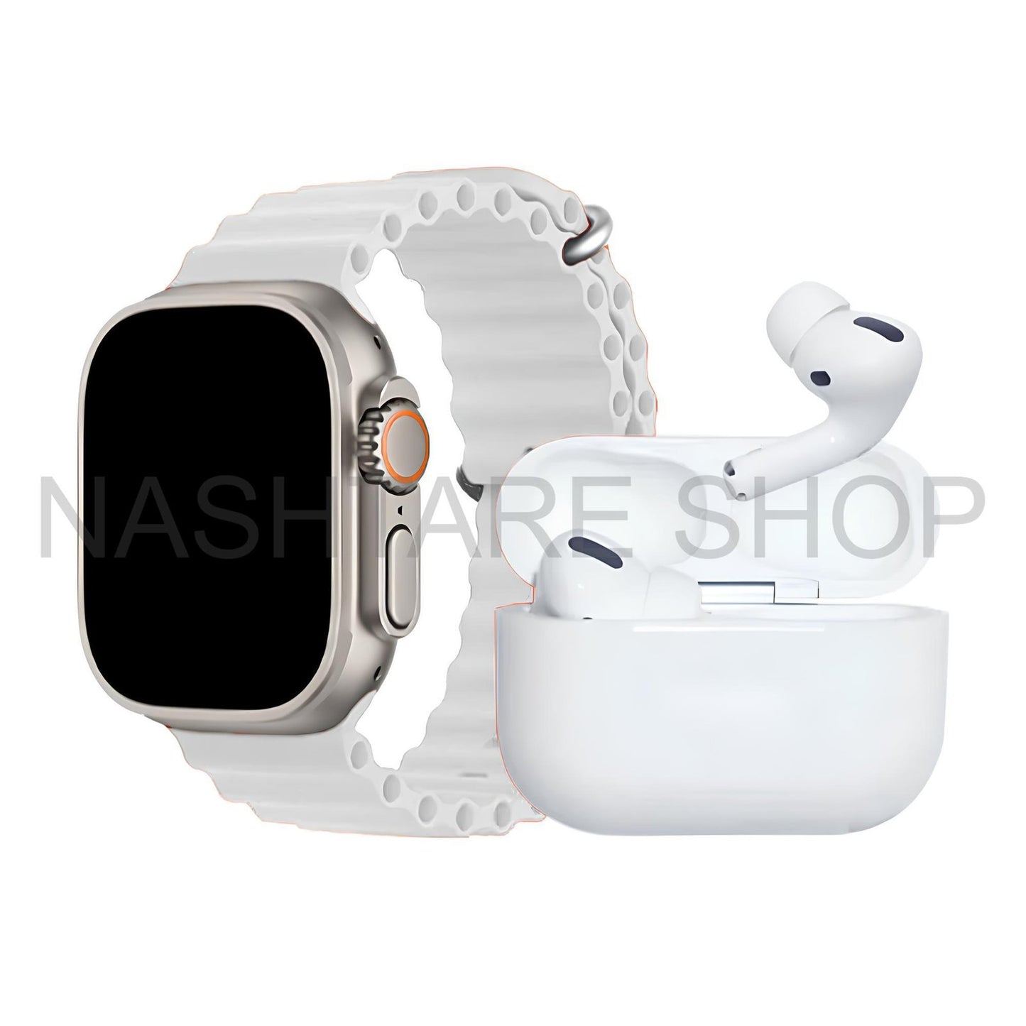 Ultra Watch 8 W/ AirPods | ساعة ذكية ألترا 8 مع سماعات