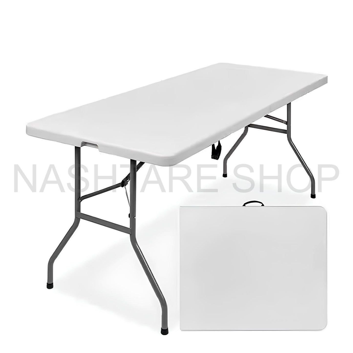 Portable Plastic Folding Table "طاولة بلاستيكية قابلة للطي محمولة"