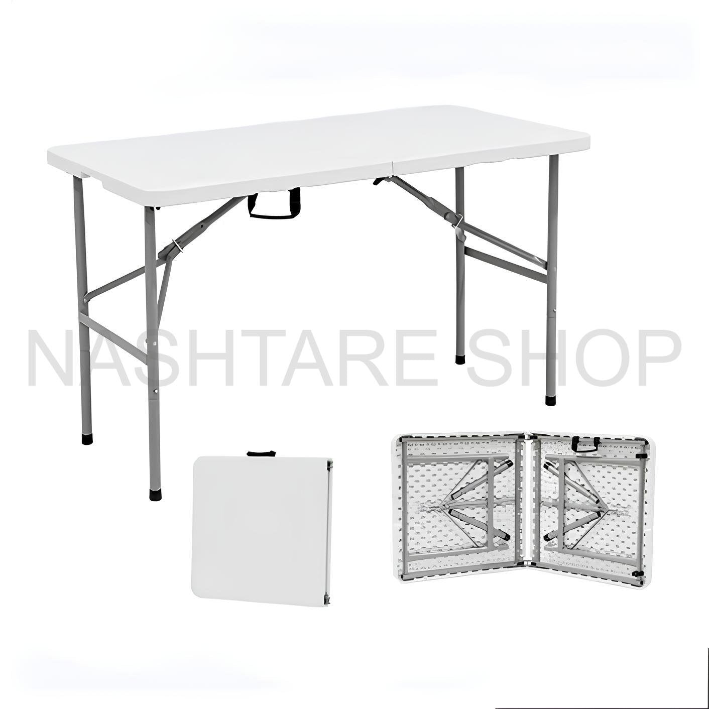 Portable Plastic Folding Table "طاولة بلاستيكية قابلة للطي محمولة"