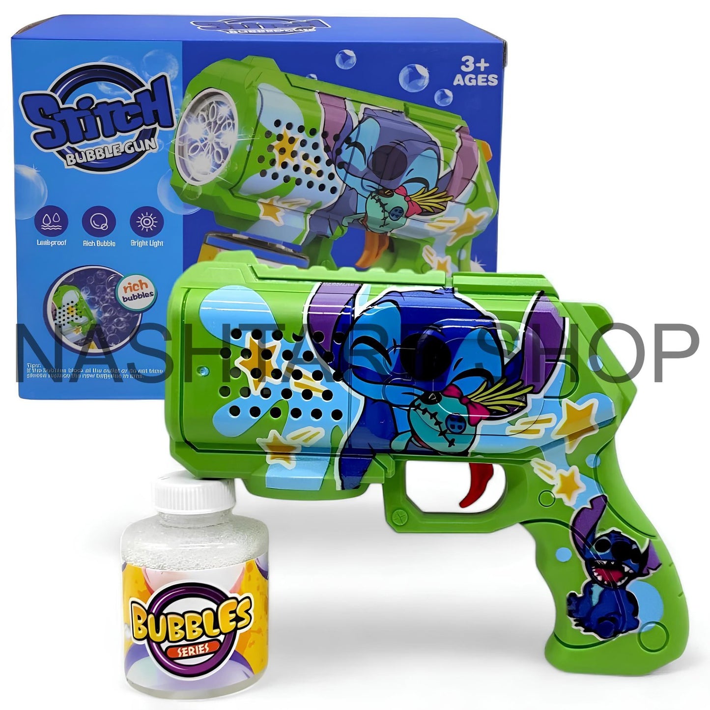 Stitch Light-Up Bubble Gun | جهاز فقاعات ستيتش المضيء