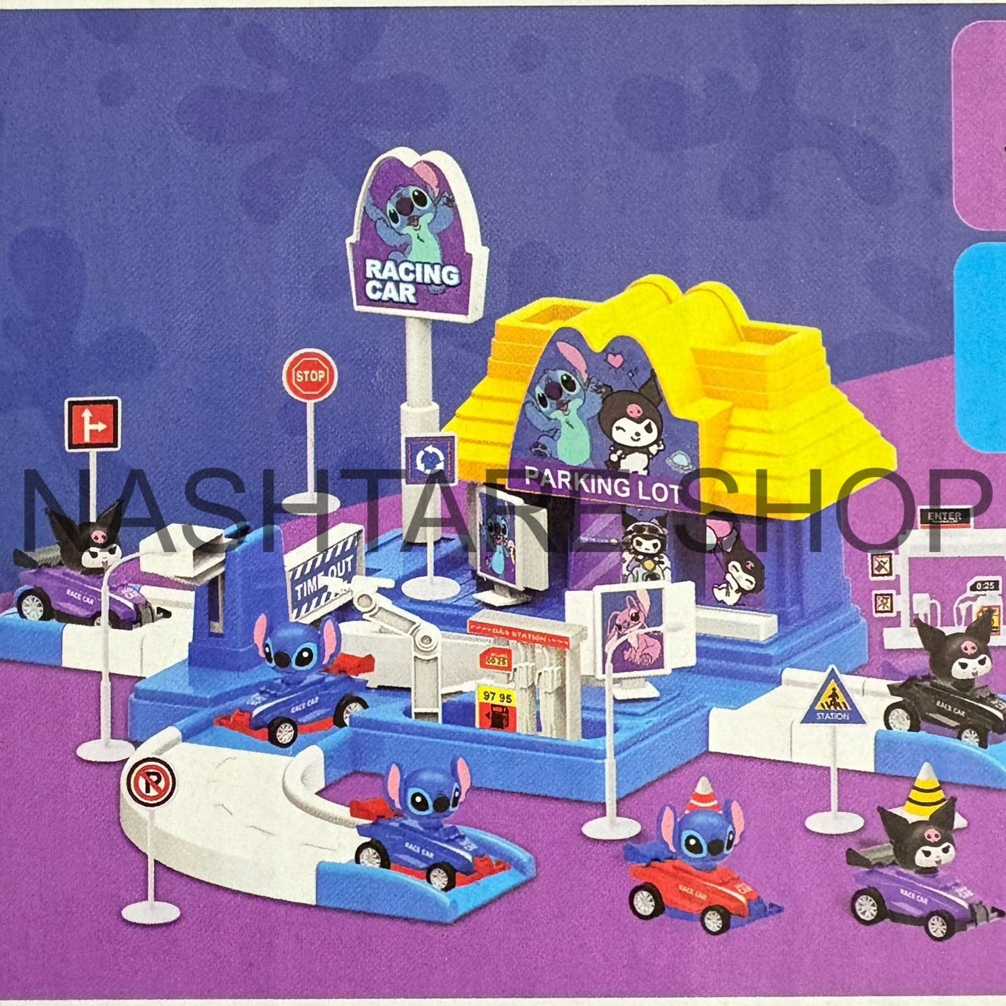 Stitch Racing Track Playset | لعبة مضمار سباق ستيتش