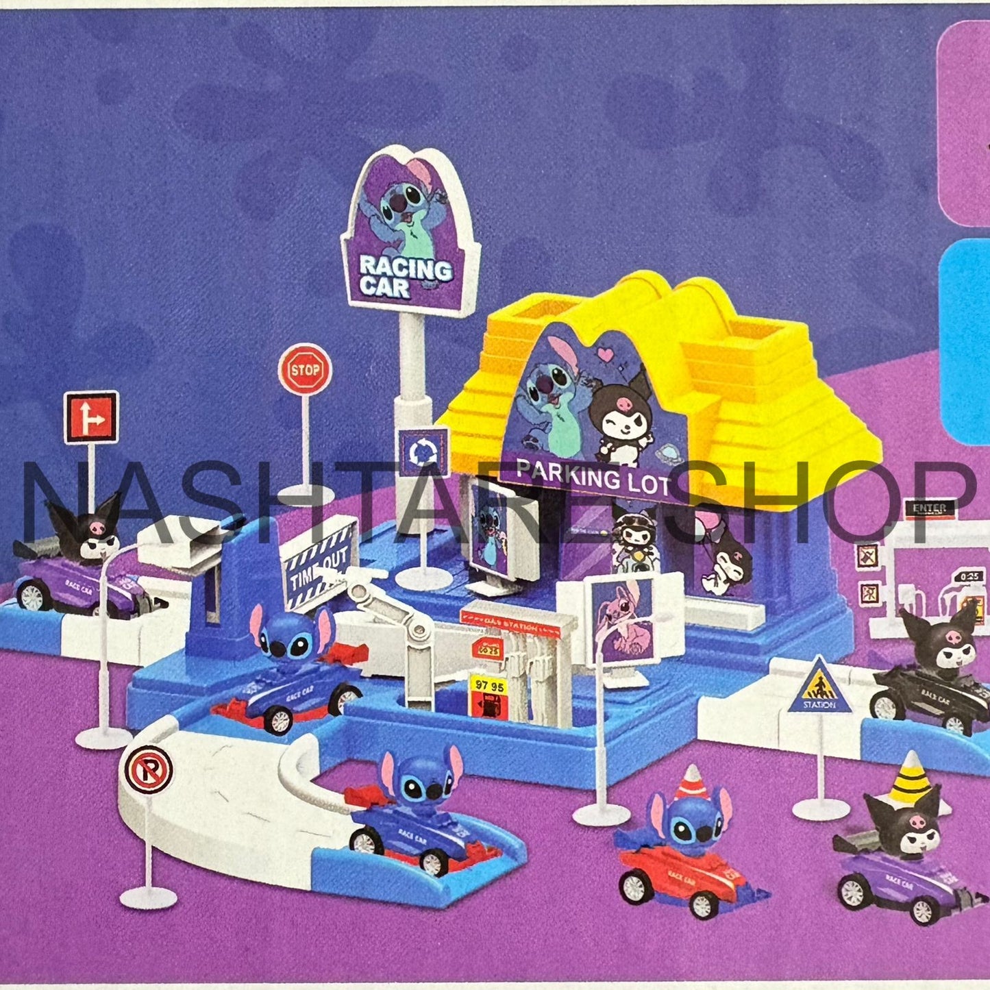 Stitch Racing Track Playset | لعبة مضمار سباق ستيتش