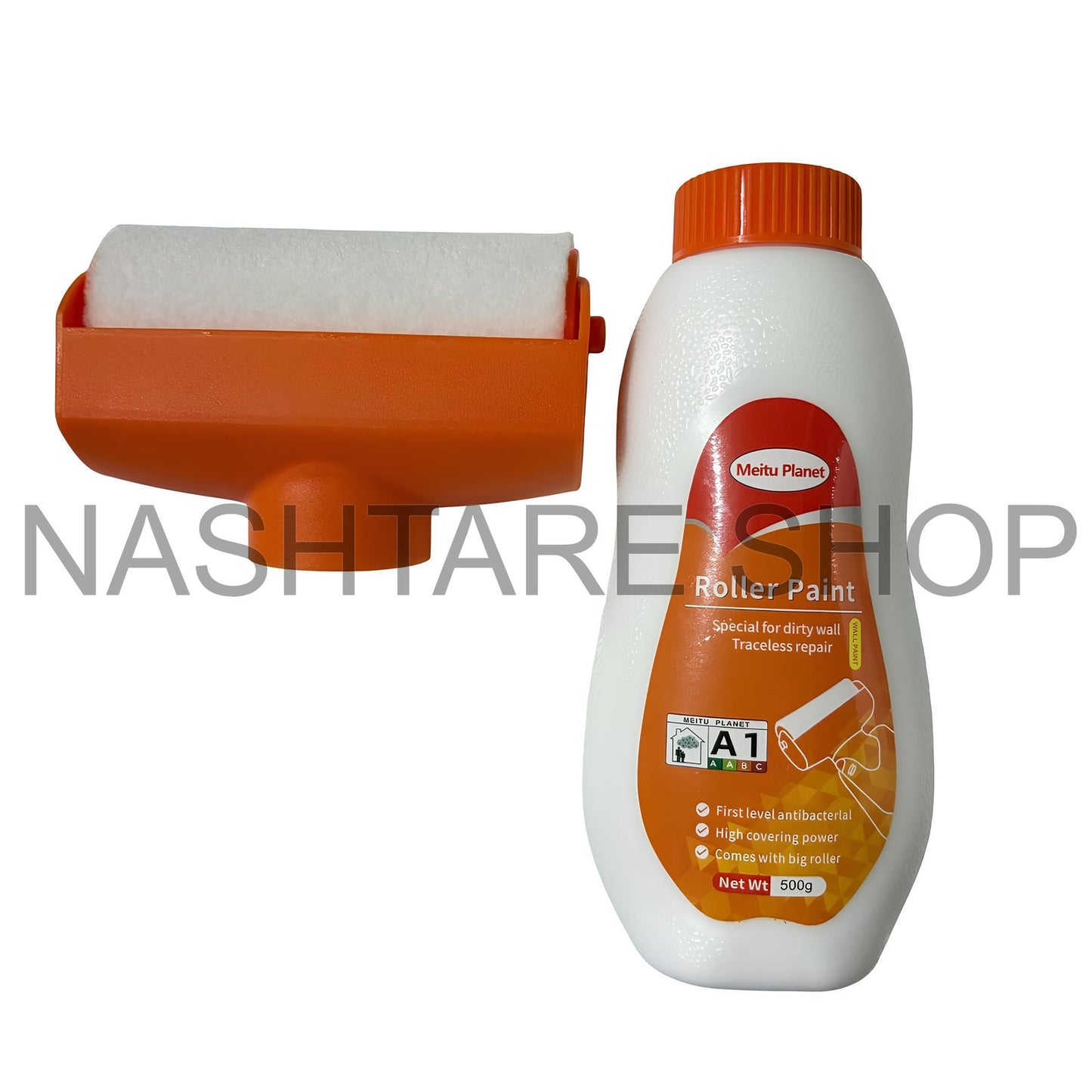 Wall Repair Paint with Roller Brush | دهان إصلاح الجدران بفرشاة