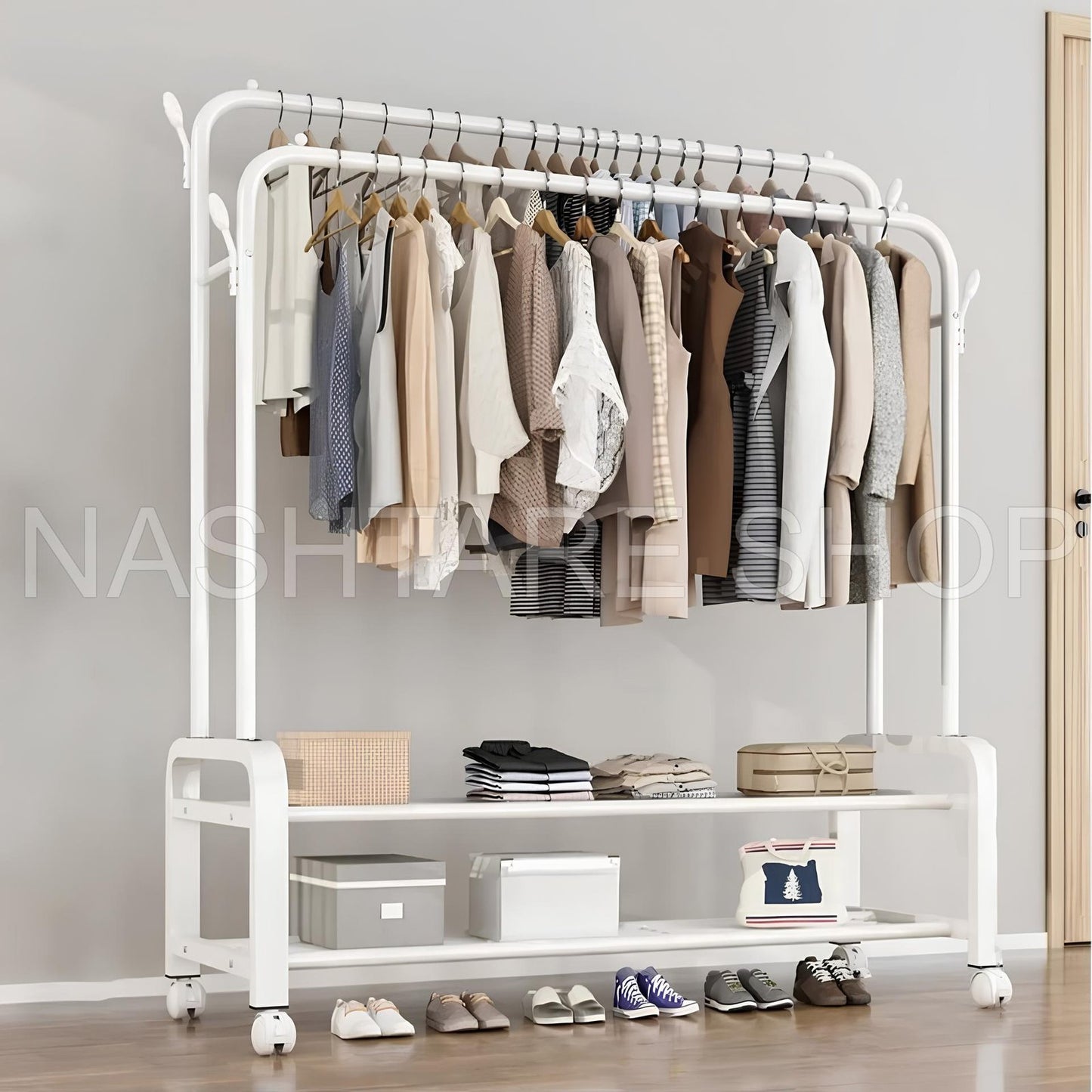 Standing Coat Rack Room | حامل ملابس