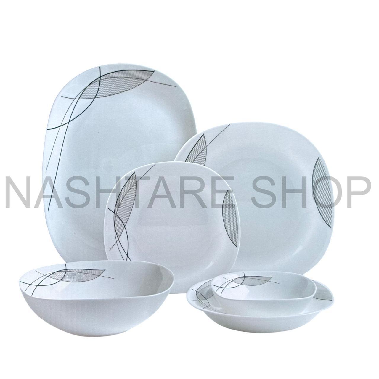 GEBE Elegant 26-Piece Dining Set | طقم عشاء أنيق مكون من 26 قطعة