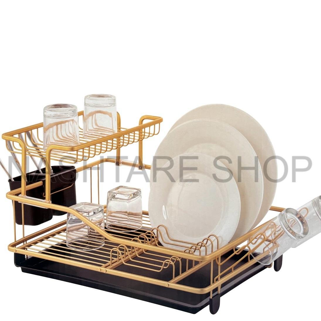 GEBE Aluminum Multi-layer Dishrack | مشك جلي مزدوج