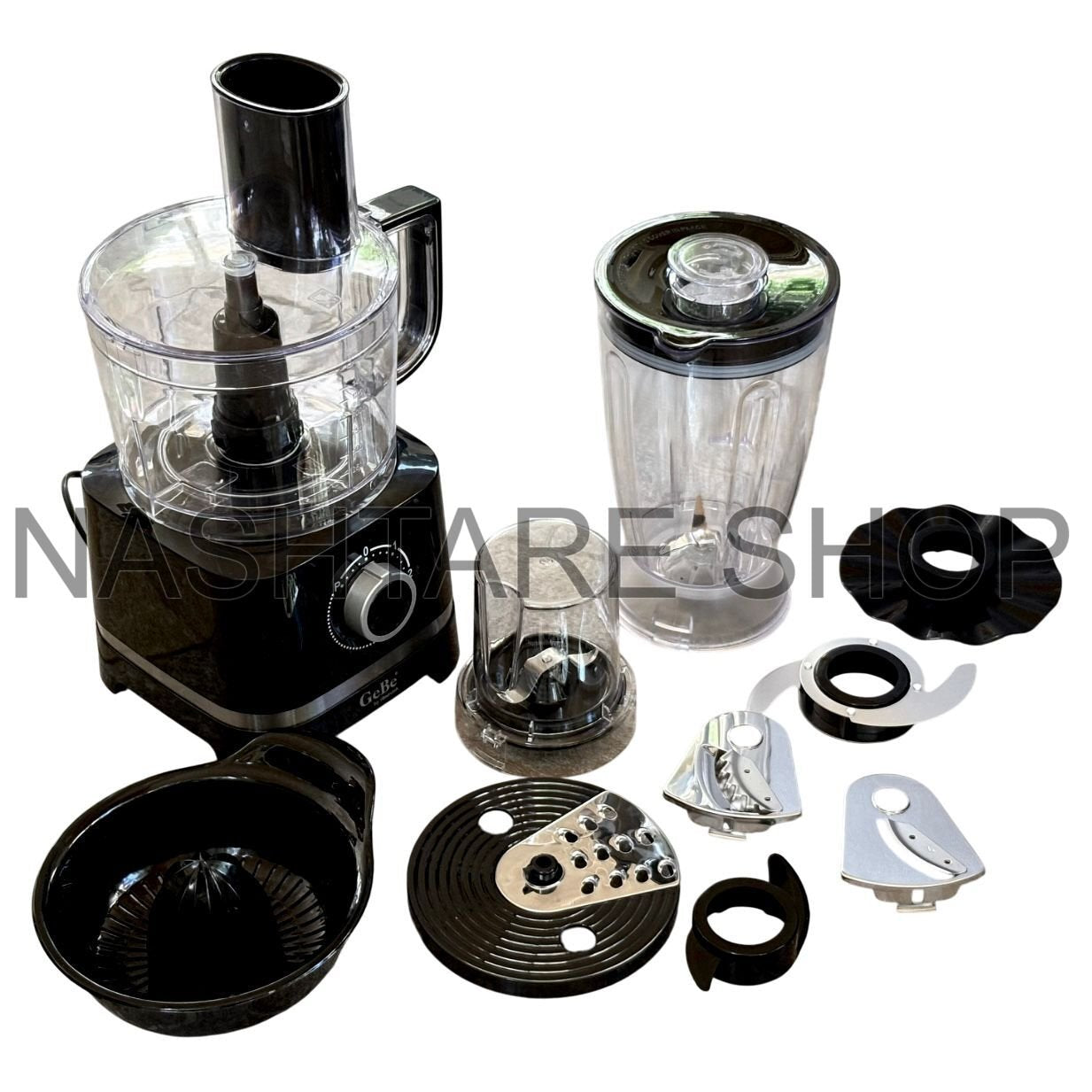 10-in-1 Food Processor – 550W | محضّرة طعام 10 في 1 – 550 واط