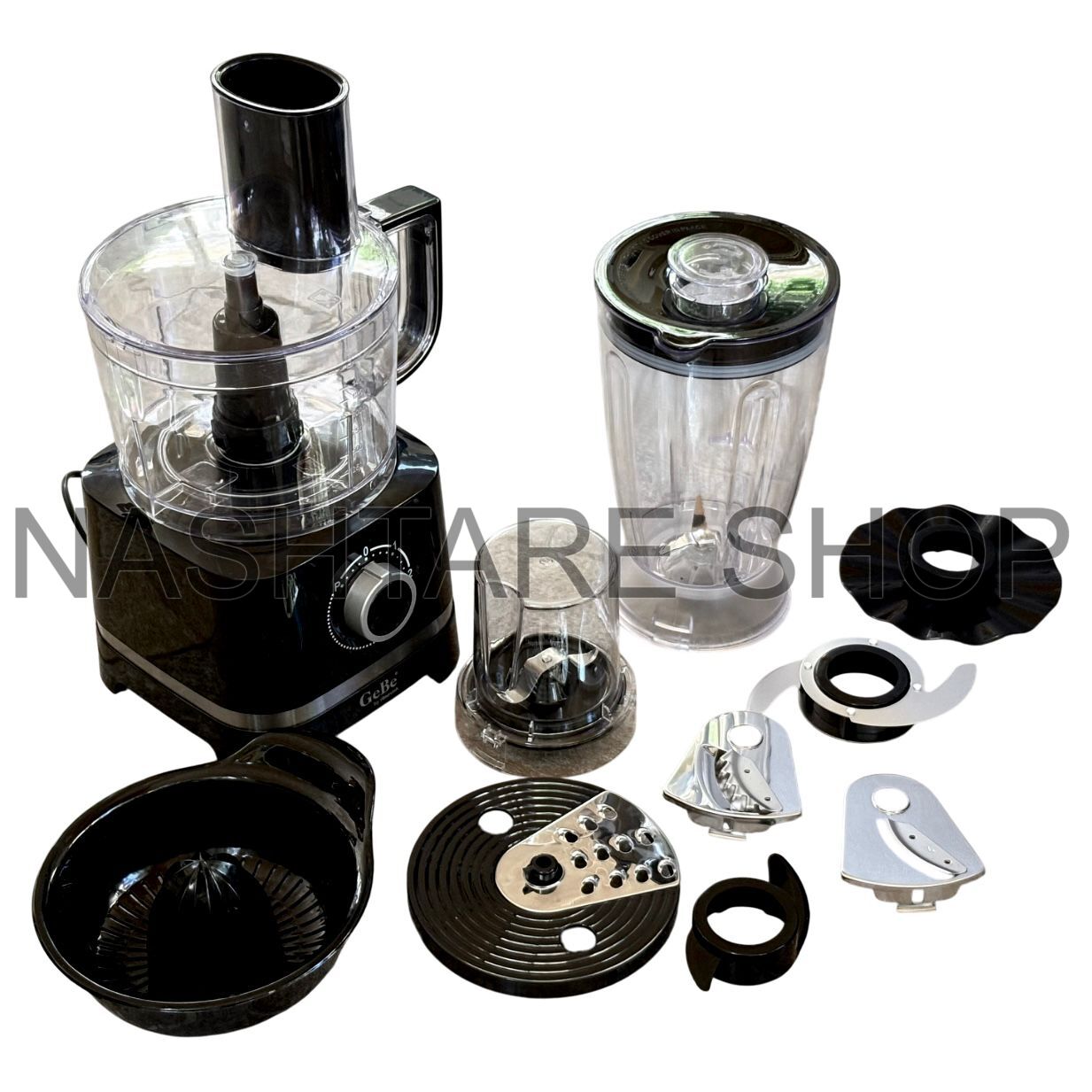 10-in-1 Food Processor – 550W | محضّرة طعام 10 في 1 – 550 واط