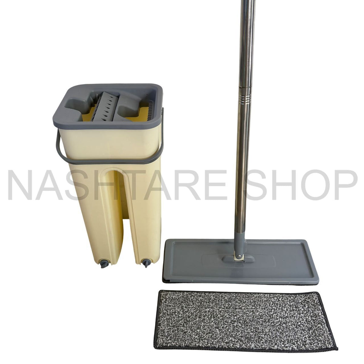 Spin Mop & Bucket Cleaning Set | طقم ممسحة ودلو للتنظيف