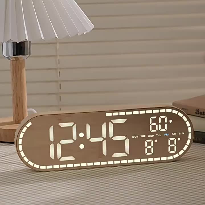Modern Display Clock | ساعة حائط رقمية