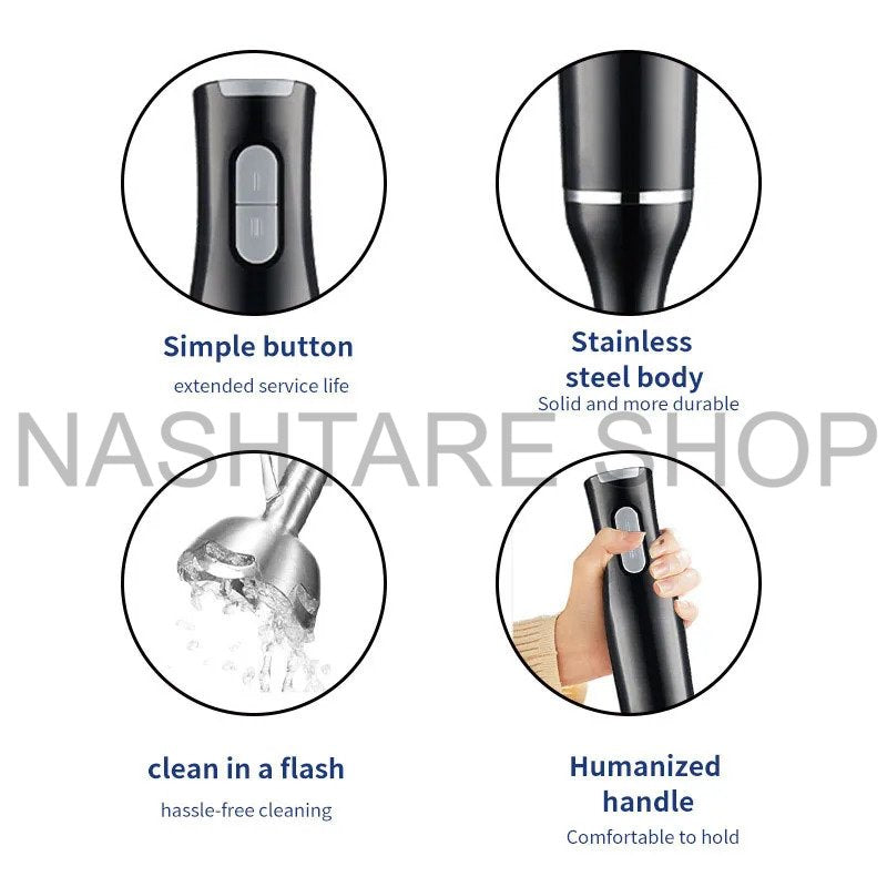 2 Speeds Stainless Steel Hand Mixer | خلاط يدوي