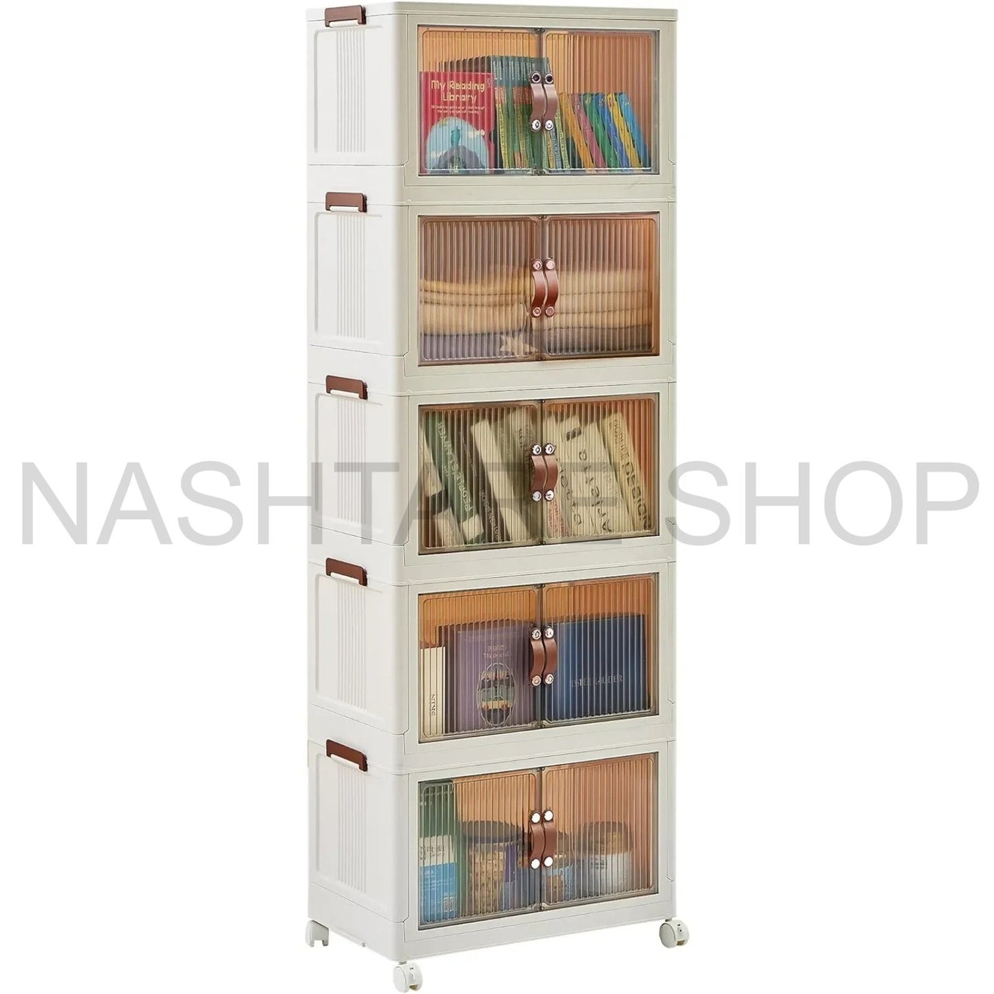 Foldable Multi-Layer Plastic Wardrobe | خزانة بلاستيكية متعددة الطبقات قابلة للطي