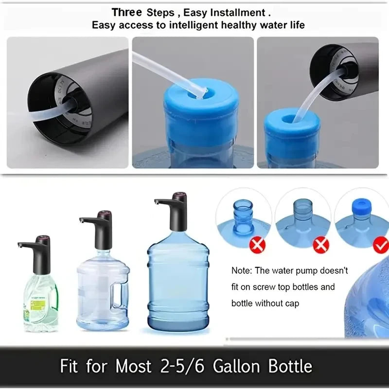 Electric Water Pump USB Charging "مضخة ماء يدوية"