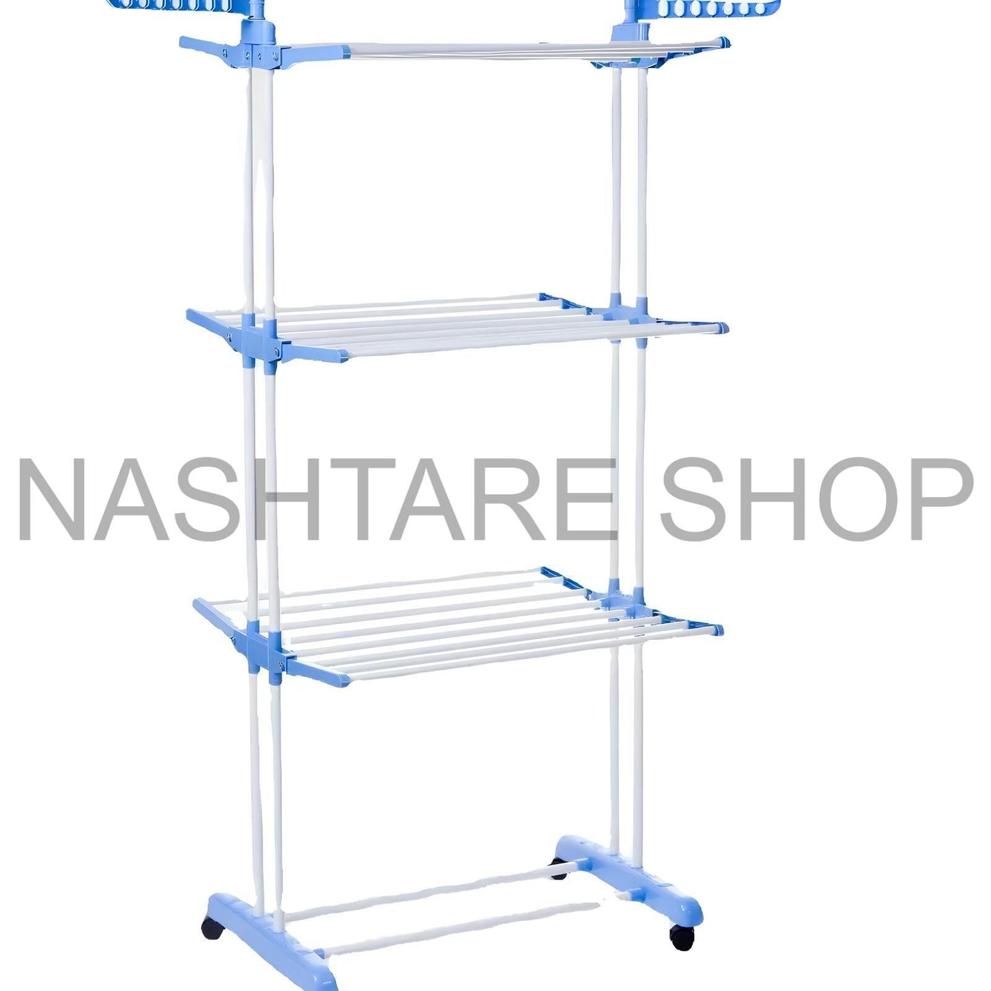Stainless steel three-layer folding drying racks "منشر مقاوم للصدأ - ثلاث طبقات"