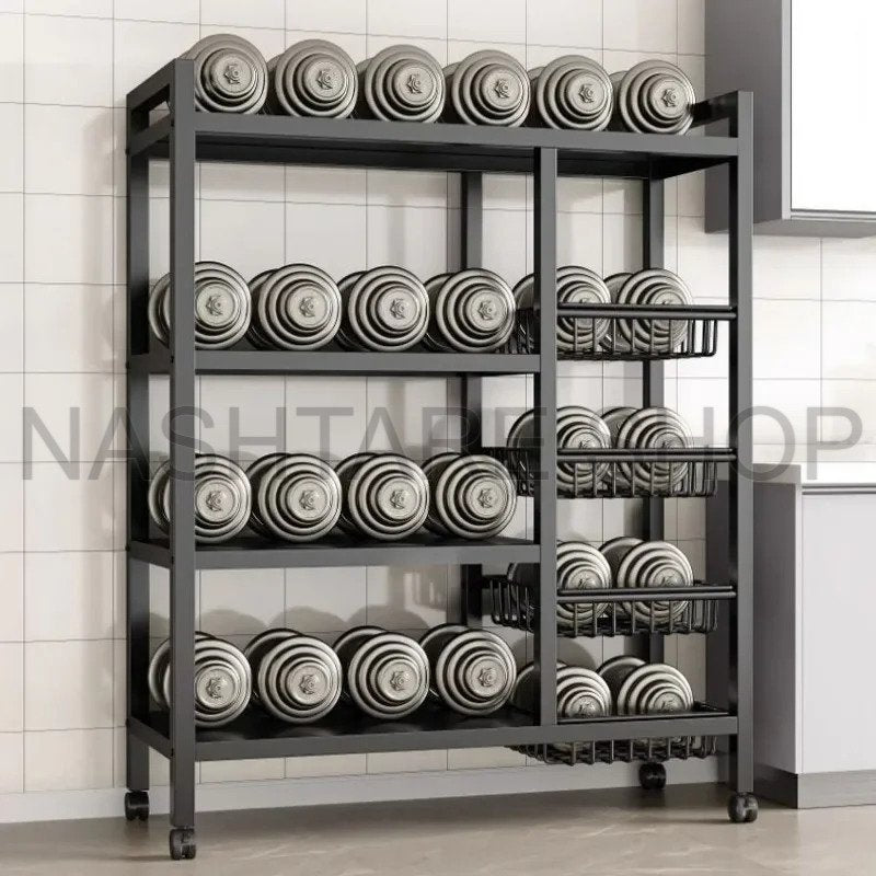 Fruit and Microwave Shelf With Basket | رف ميكروويف مع سلة للفواكه