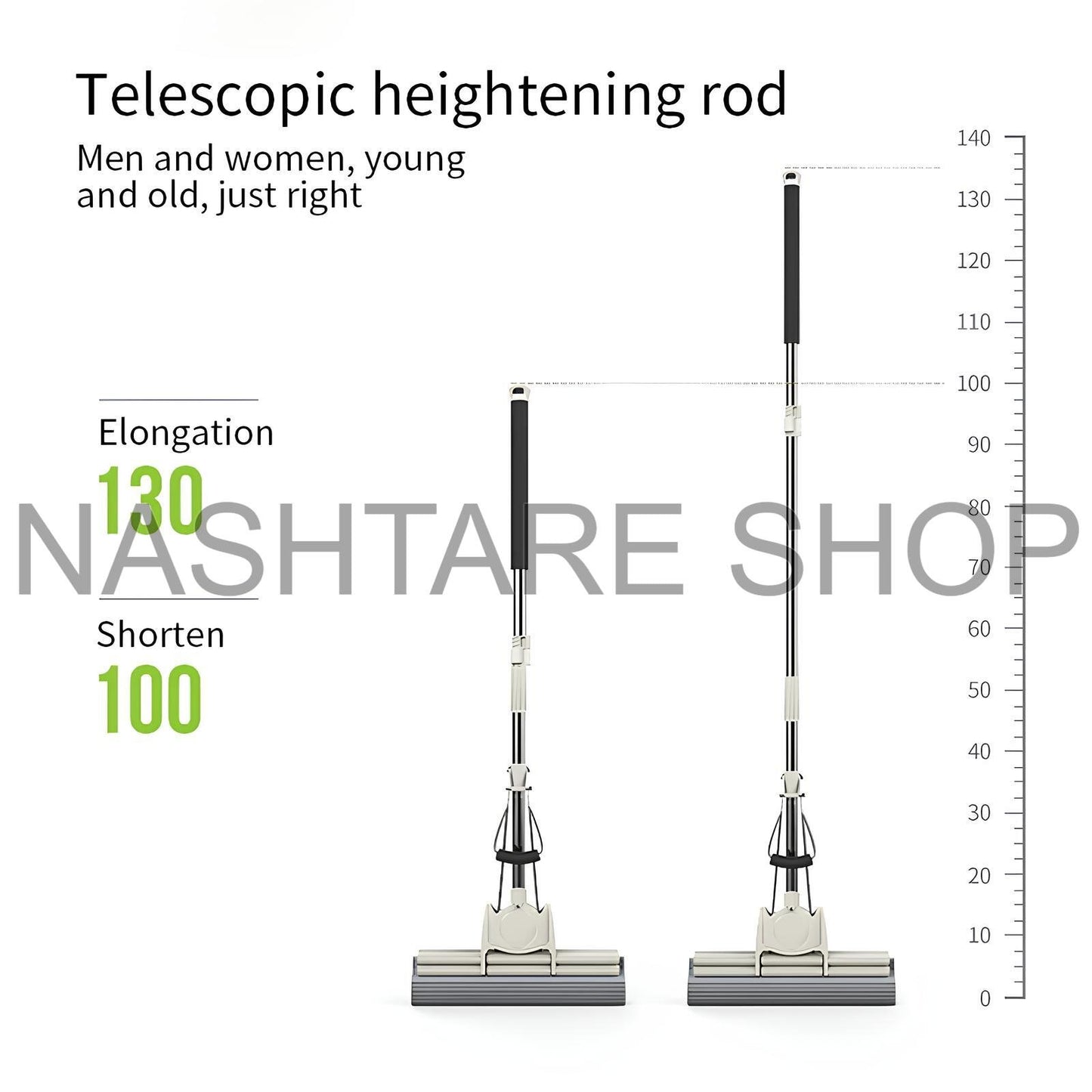 Multifunctional Rubber Cotton Mop | ممسحة قطنية