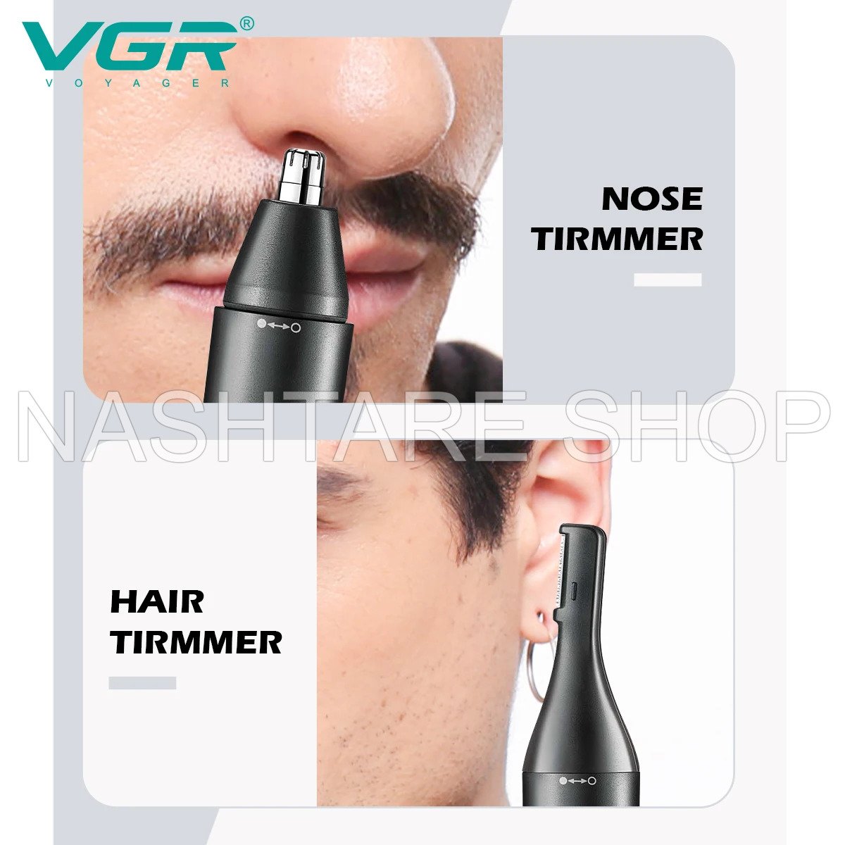 VGR Professional Barber Nose Hair Clipper V-613 | ماكينة قص شعر الأنف الاحترافية VGR V-613"