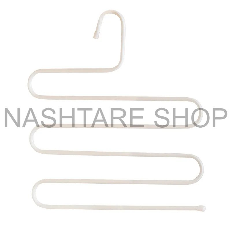 Space Saving Pants Hanger Set 2pcs | علاقة ملابس متعددة الطبقات