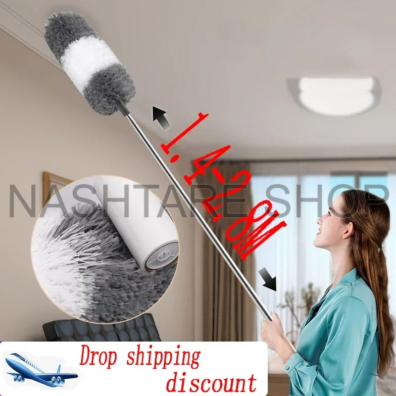 Telescopic Microfiber Duster "فرشاة الغبار من الألياف الدقيقة "