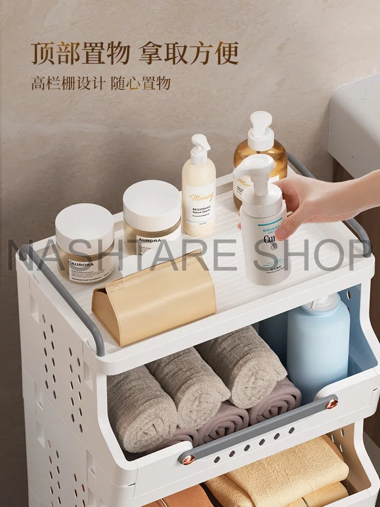 Bathroom, Kitchen, Living Room storage shelves