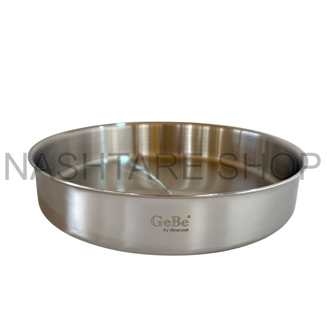GEBE 304 Stainless Steel Round Pan | صواني دائرية ستانلس 304 من جيبي