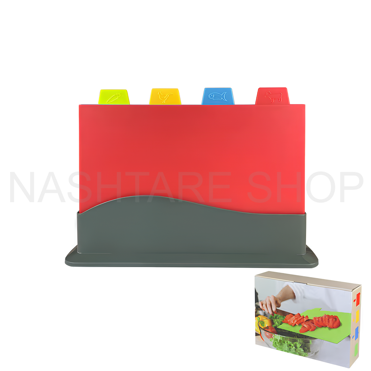 Food-Specific Cutting Boards Set | مجموعة الواح تقطيع متعددة الاستخدام