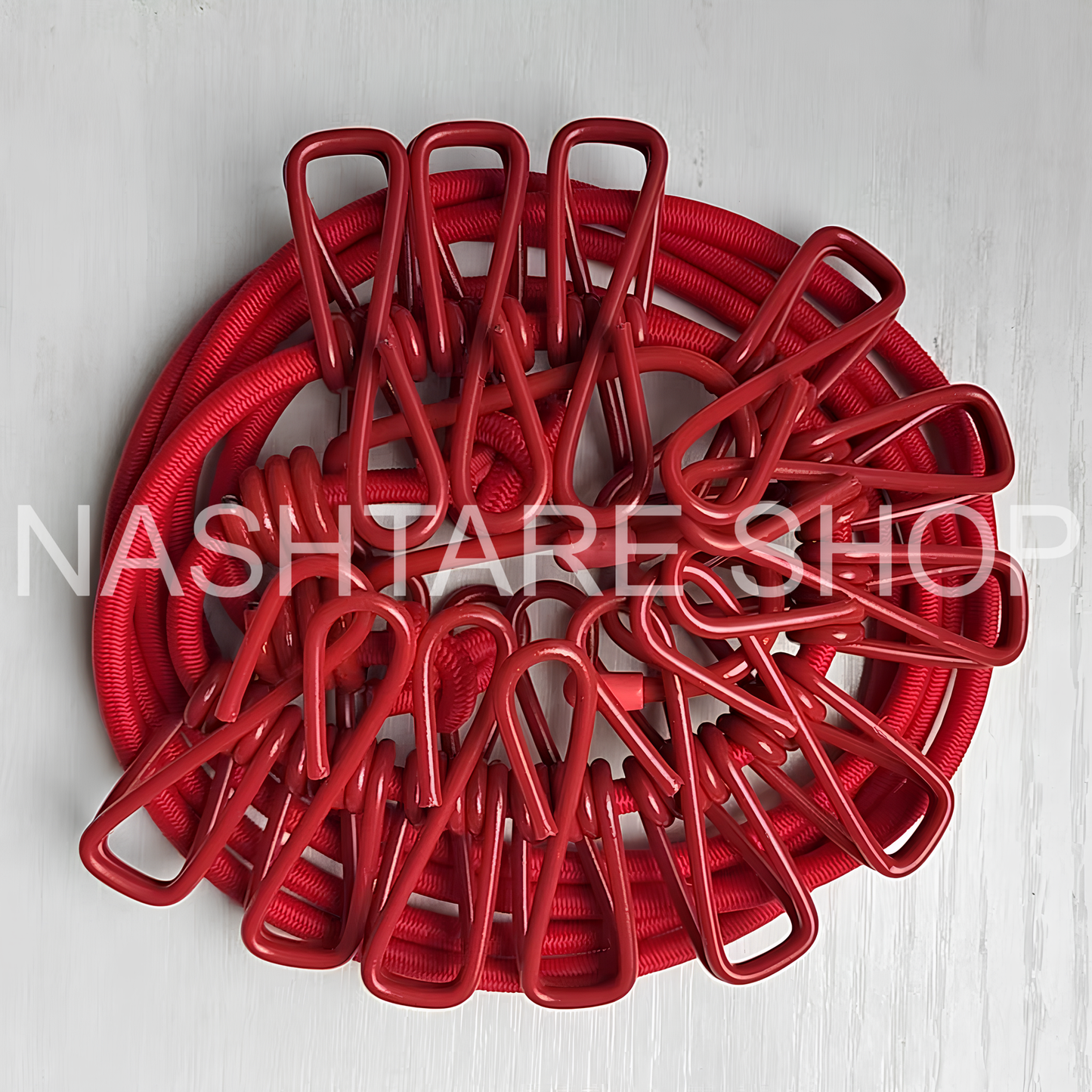 Retractable Clothesline with Clips | حبل غسيل قابل للسحب بمشابك