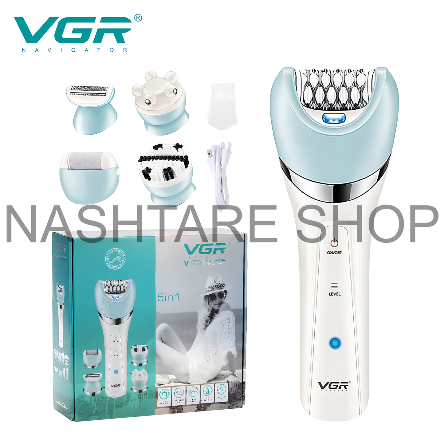 VGR 703 Epilator for Women | جهاز إزالة الشعر