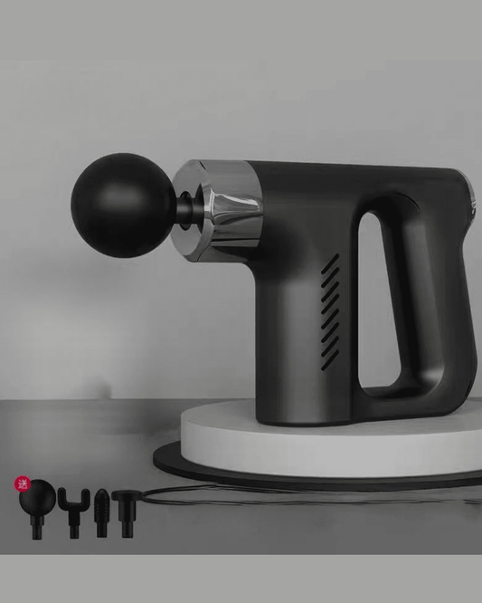 Fascial Gun With 4 Heads | مسدس مساج للعضلات مع 4 رؤوس